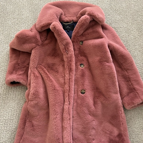 J.Crew Faux Fur coat. - Picture 5 of 6